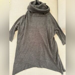 Sweet Romeo Dark Gray Cowl Neck Sweater